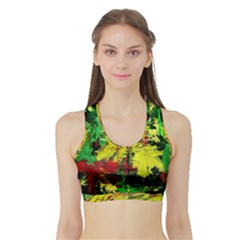 Revelation 1 5 Sports Bra With Border by bestdesignintheworld