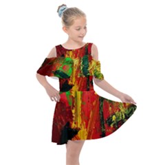 Revelation 1 5 Kids  Shoulder Cutout Chiffon Dress by bestdesignintheworld