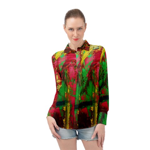 Revelation 1 7 Long Sleeve Chiffon Shirt by bestdesignintheworld