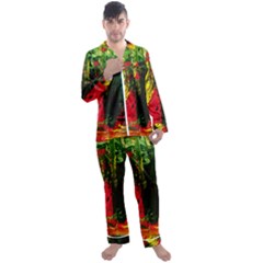 Revelation 1 8 Men s Satin Pajamas Long Pants Set by bestdesignintheworld