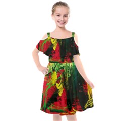 Revelation 1 8 Kids  Cut Out Shoulders Chiffon Dress by bestdesignintheworld