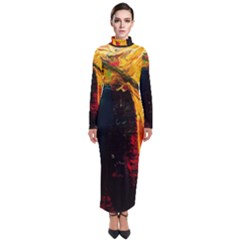 Revelation 1 8 Turtleneck Maxi Dress by bestdesignintheworld