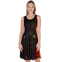 Revelation 1 8 Knee Length Skater Dress With Pockets