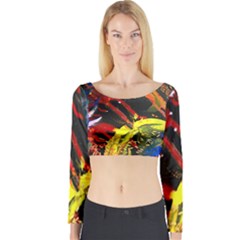 Parade Of The Planets 1 1 Long Sleeve Crop Top by bestdesignintheworld