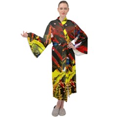 Parade Of The Planets 1 1 Maxi Velour Kimono by bestdesignintheworld