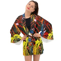 Parade Of The Planets 1 1 Long Sleeve Kimono by bestdesignintheworld