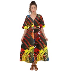 Parade Of The Planets 1 1 Kimono Sleeve Boho Dress