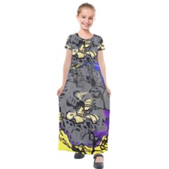 Motion And Emotion 1 1 Kids  Short Sleeve Maxi Dress by bestdesignintheworld