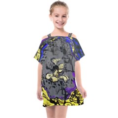 Motion And Emotion 1 1 Kids  One Piece Chiffon Dress by bestdesignintheworld