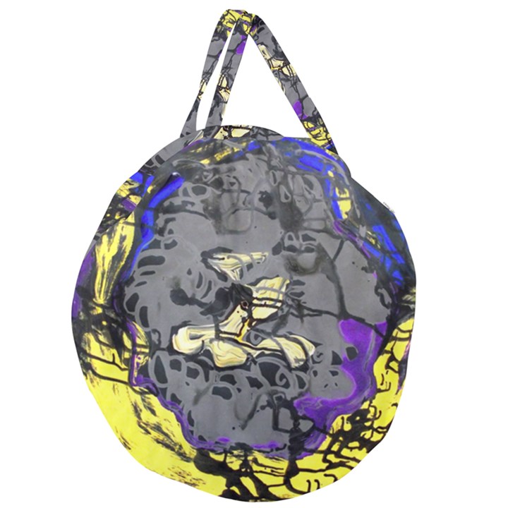 Motion And Emotion 1 1 Giant Round Zipper Tote