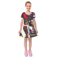 Wildfire 1 1 Kids  Short Sleeve Velvet Dress by bestdesignintheworld