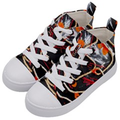 Collage 1 1 Kids  Mid-top Canvas Sneakers by bestdesignintheworld