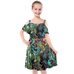 Forest 1 1 Kids  Cut Out Shoulders Chiffon Dress by bestdesignintheworld