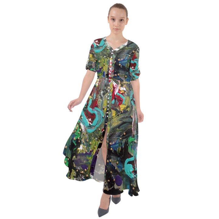 Forest 1 1 Waist Tie Boho Maxi Dress