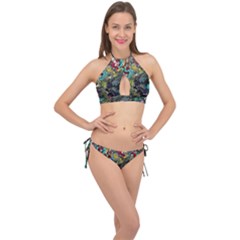 Forest 1 1 Cross Front Halter Bikini Set by bestdesignintheworld