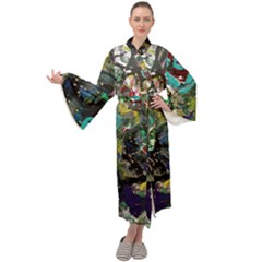 Forest 1 1 Maxi Velour Kimono by bestdesignintheworld