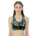 Forest 1 1 Sports Bra with Border View1