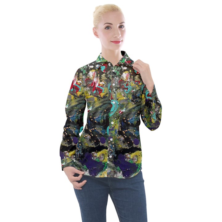 Forest 1 1 Women s Long Sleeve Pocket Shirt