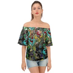 Forest 1 1 Off Shoulder Short Sleeve Top