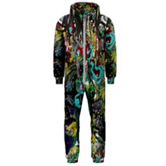 Forest 1 1 Hooded Jumpsuit (men)  by bestdesignintheworld