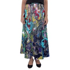 Forest 1 1 Flared Maxi Skirt by bestdesignintheworld