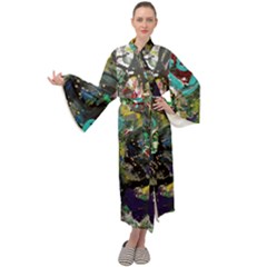 Forest 1 1 Maxi Velour Kimono by bestdesignintheworld