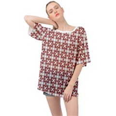 Df Cordilleri Oversized Chiffon Top by deformigo