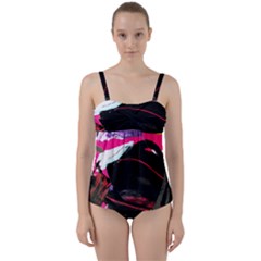 Consolation 1 1 Twist Front Tankini Set by bestdesignintheworld