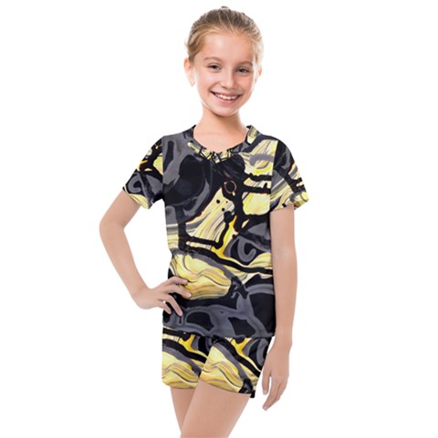 Motion And Emotion 1 2 Kids  Mesh Tee And Shorts Set by bestdesignintheworld