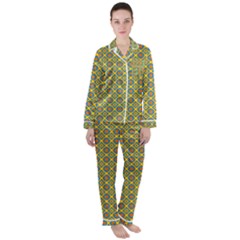 Df Teelanka Satin Long Sleeve Pyjamas Set by deformigo