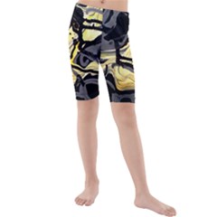 Motion And Emotion 1 2 Kids  Mid Length Swim Shorts by bestdesignintheworld