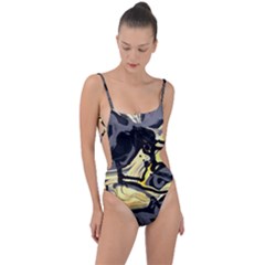 Motion And Emotion 1 2 Tie Strap One Piece Swimsuit