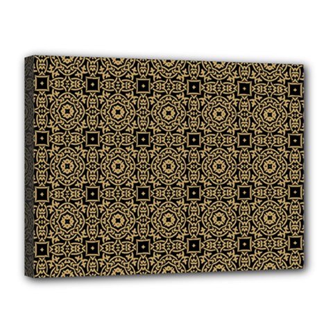 Df Tobacco Field Canvas 16  X 12  (stretched) by deformigo