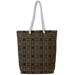 Df Tobacco Field Full Print Rope Handle Tote (small) by deformigo