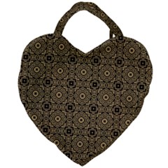 Df Tobacco Field Giant Heart Shaped Tote by deformigo