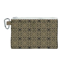 Df Tobacco Field Canvas Cosmetic Bag (medium) by deformigo