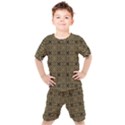 DF Tobacco Field Kids  Tee and Shorts Set View1