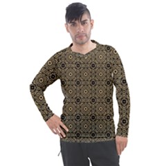 Df Tobacco Field Men s Pique Long Sleeve Tee