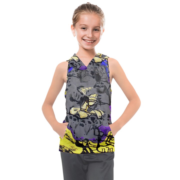 Motion And Emotion 1 1 Kids  Sleeveless Hoodie