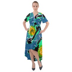 Rancho 1 1 Front Wrap High Low Dress