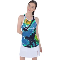 Rancho 1 1 Racer Back Mesh Tank Top