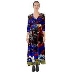 Holidays 1 1 Button Up Boho Maxi Dress