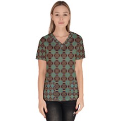 Df Catania Women s V-neck Scrub Top by deformigo