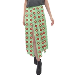 Df Manarola Velour Split Maxi Skirt by deformigo