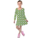 DF Matyas Kids  Long Sleeve Velvet Dress View1