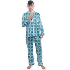 Df Iguassia Men s Satin Pajamas Long Pants Set by deformigo