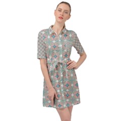 Df Mezzaniche Belted Shirt Dress by deformigo