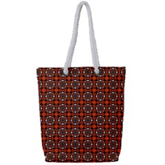 Df Mandarino Full Print Rope Handle Tote (small) by deformigo