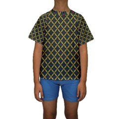 Df Joshimath Kids  Short Sleeve Swimwear by deformigo