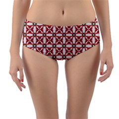 Df Pooffers Reversible Mid-waist Bikini Bottoms by deformigo